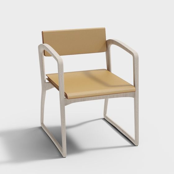 City Chair 3D model - Elegant Minimalistic Style