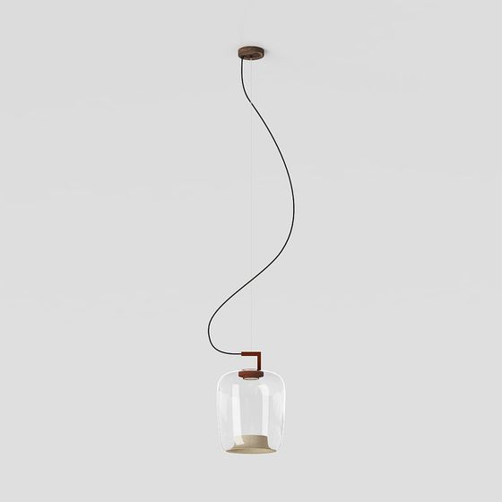 Modern Minimalist Chandelier 3D model