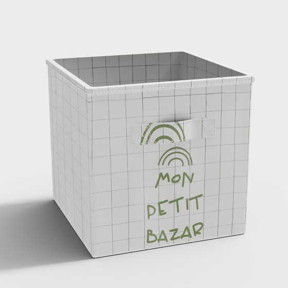 Mon Petit Bazar Storage Box 3D model for Modern Spaces