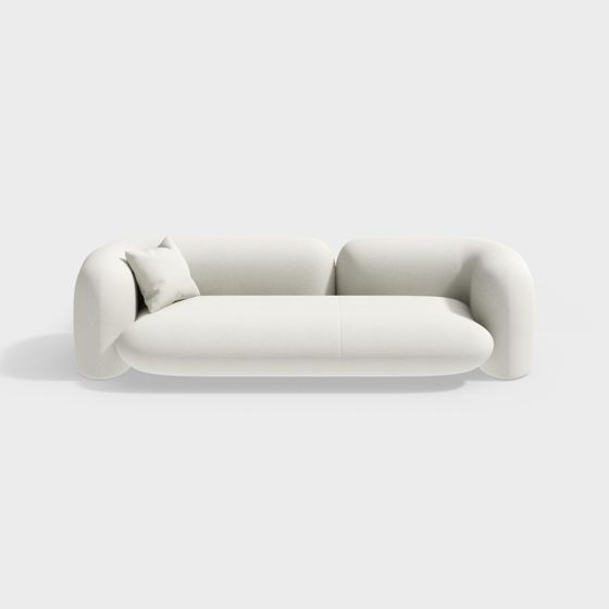 Modern Minimalist Sofa 3D model