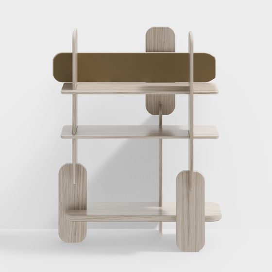 Urban Bookshelf 3D model