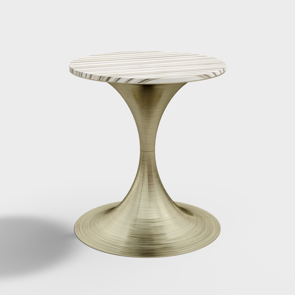 Elegant Round Table 3D model for Modern Interiors