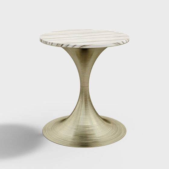 Elegant Round Table 3D model for Modern Interiors