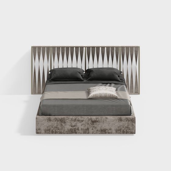 Urban Elegance 3D Bed Model