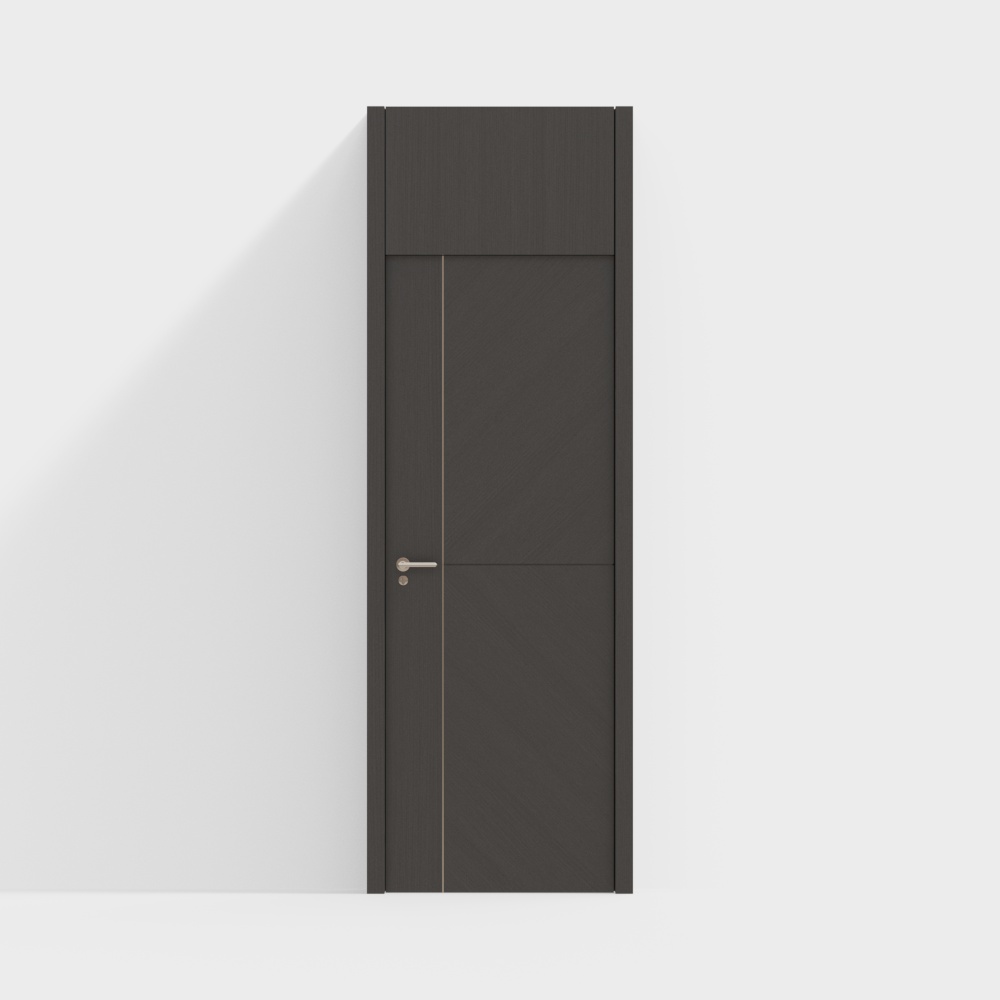Modern Solid Wood Single Door