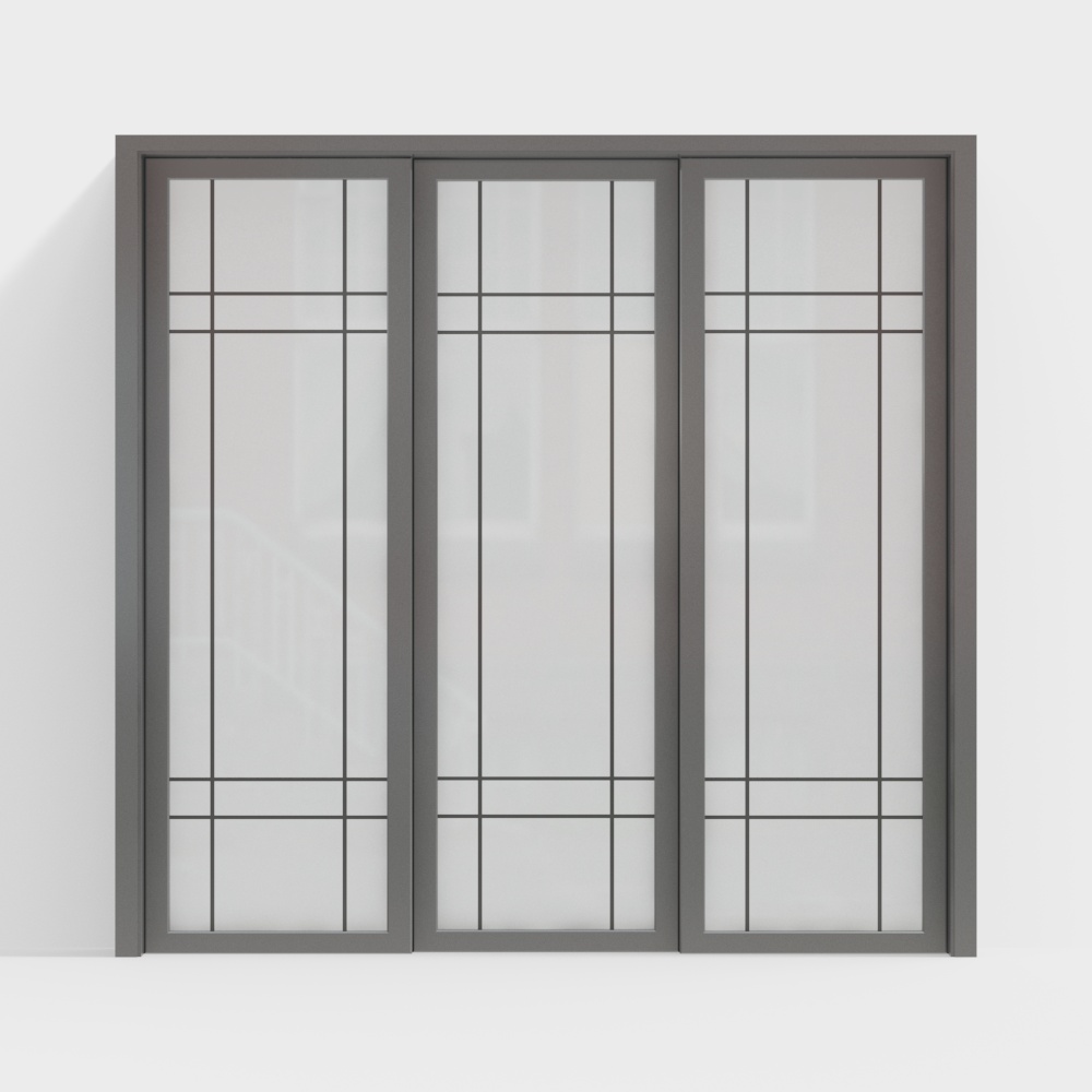 Modern New Chinese Sliding Door