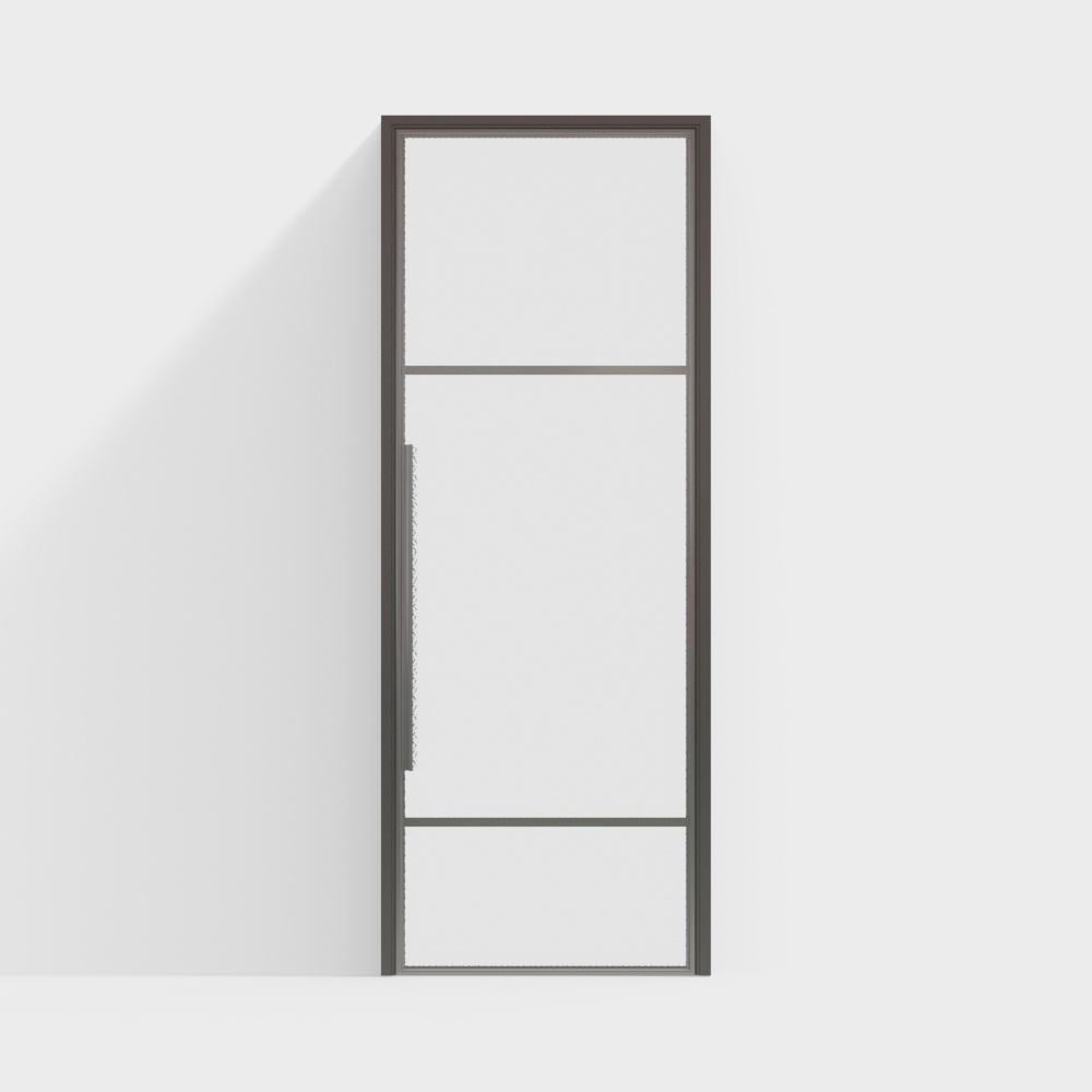 Modern Single Door Glass
