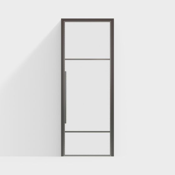 Modern Glass Door 3D model