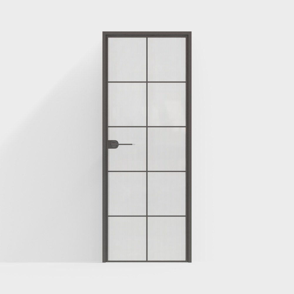 Modern Single Door Glass