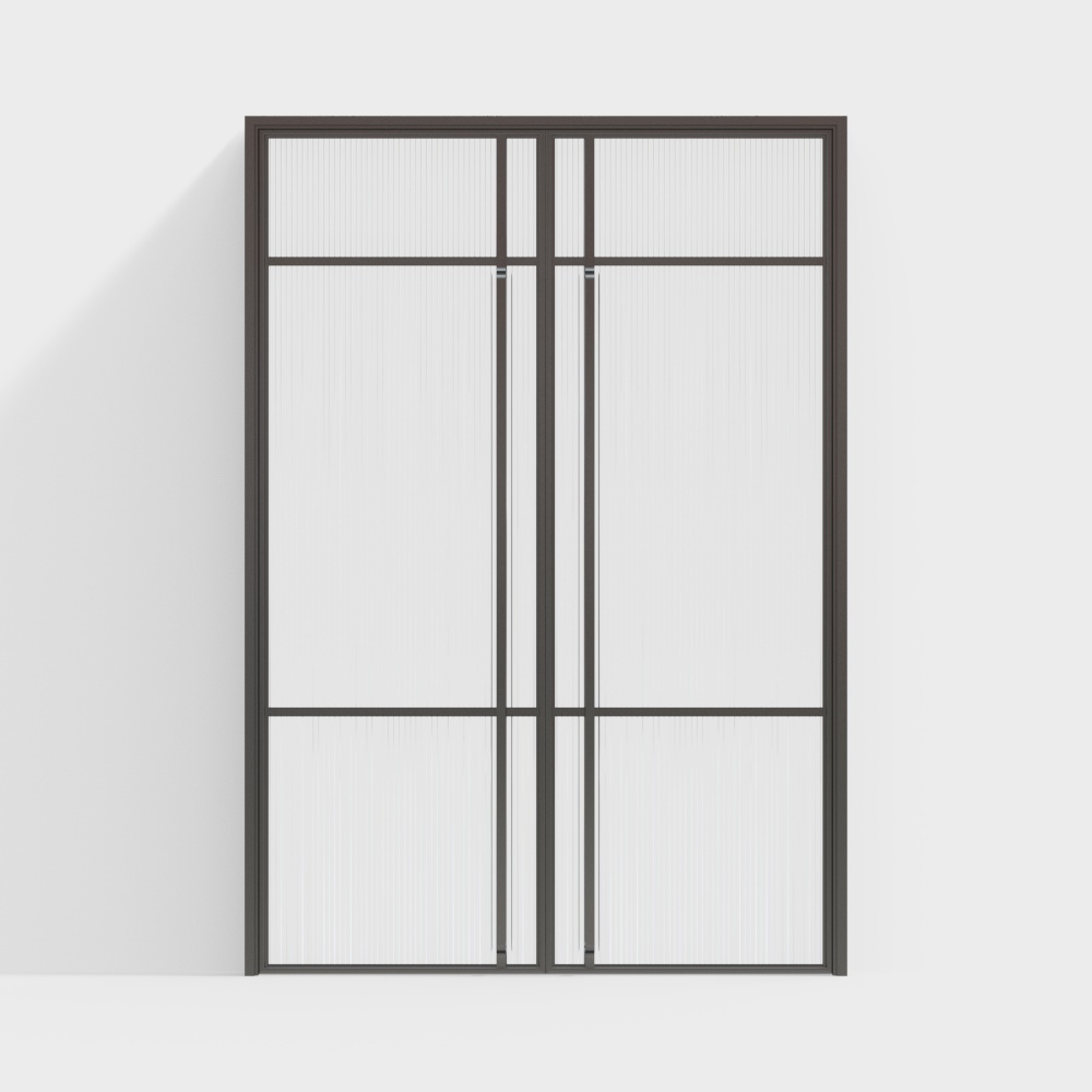 Modern Double Glass Door