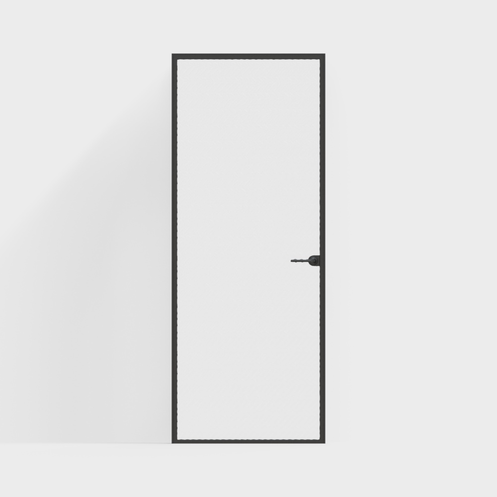 Modern Single Door Glass