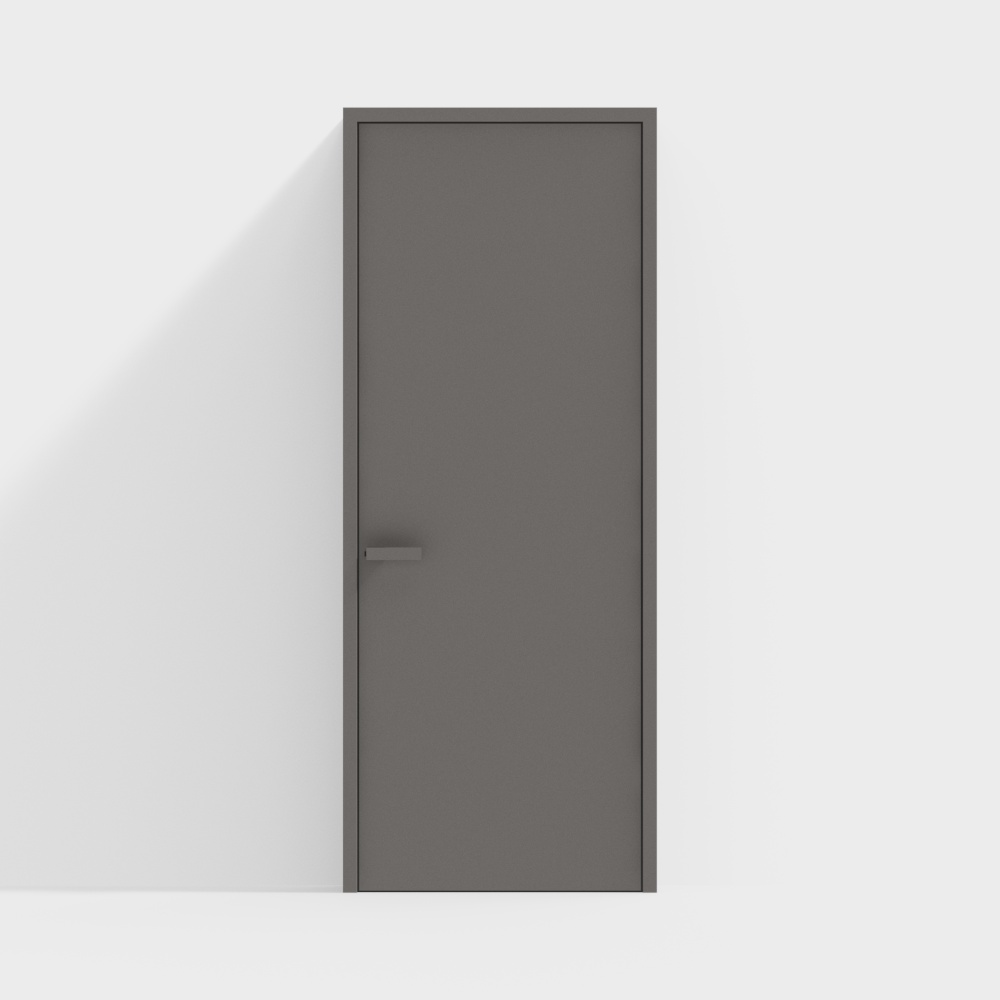 Modern Solid Wood Single Door