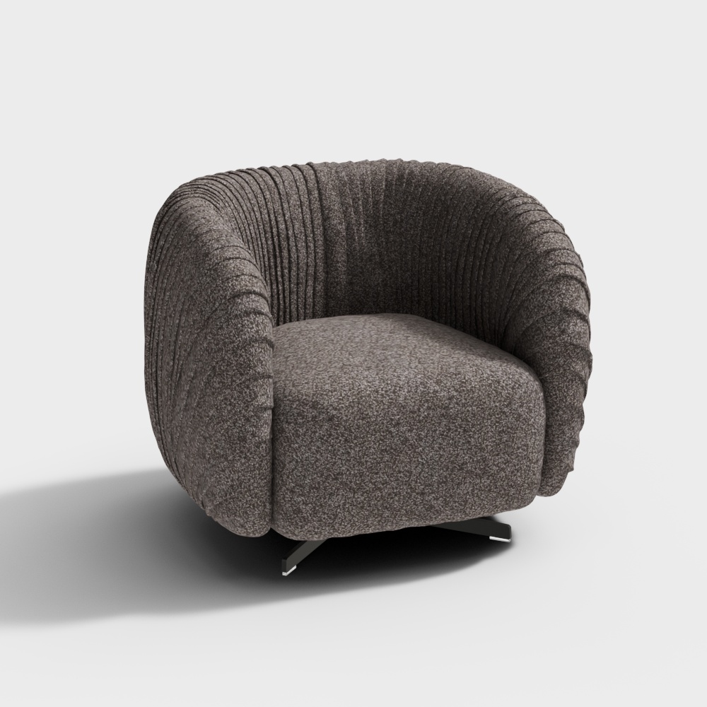 DR802 Dot Gray Leisure Chair