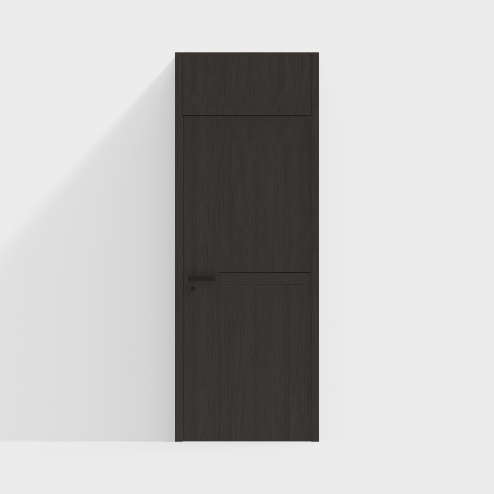 Modern Solid Wood Single Door