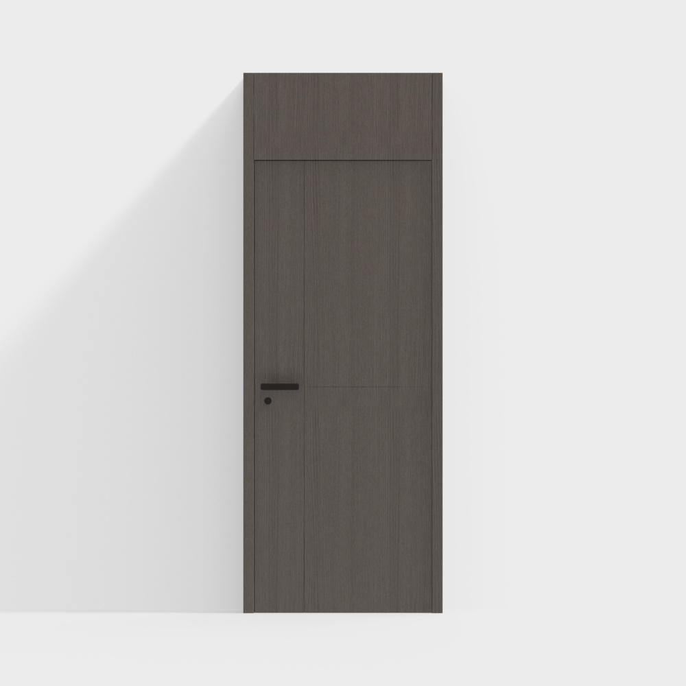 Modern Solid Wood Single Door