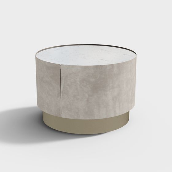 Elegant Round Side Table 3D model for Modern Interiors