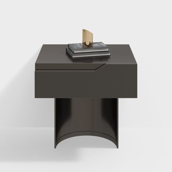 Elegant Nightstand 3D model for Contemporary Spaces