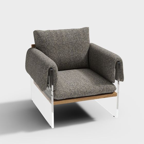 เก้าอี้พักผ่อนสีเทา DR832