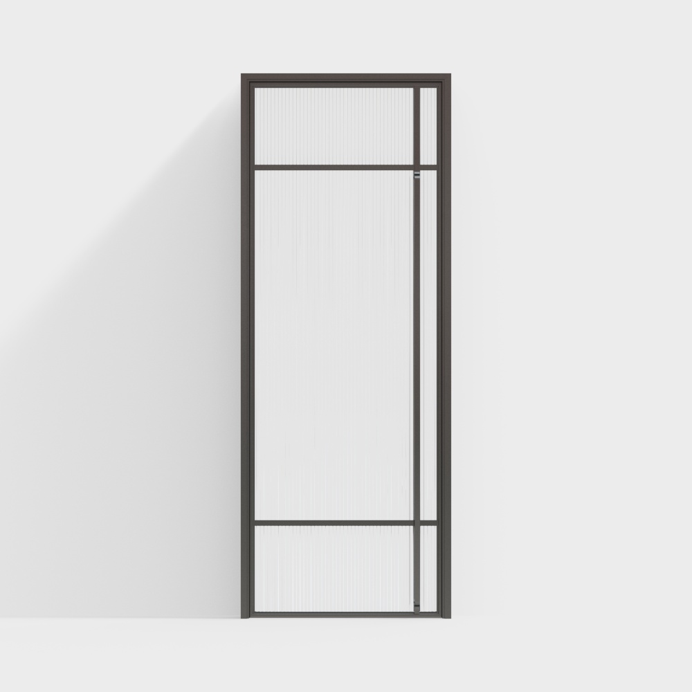 Modern Single Door Glass