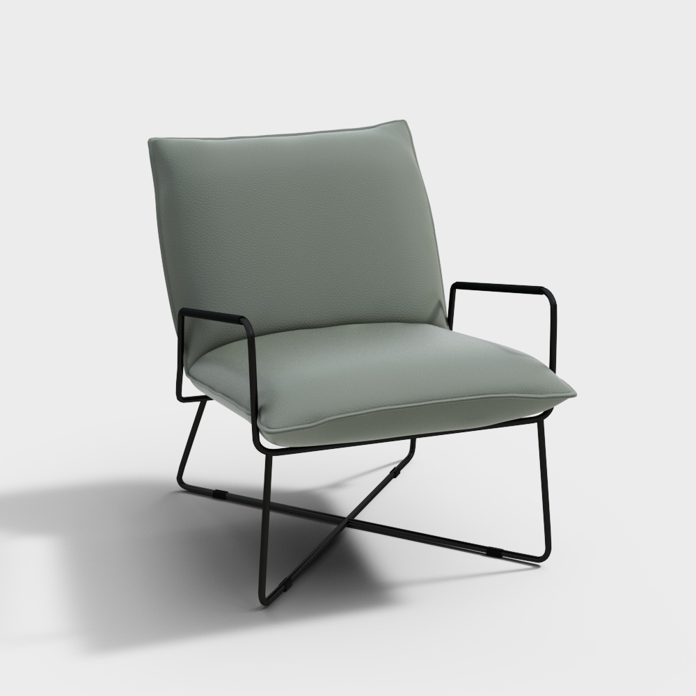 DR316 Итальянское кресло шалот зеленого цвета