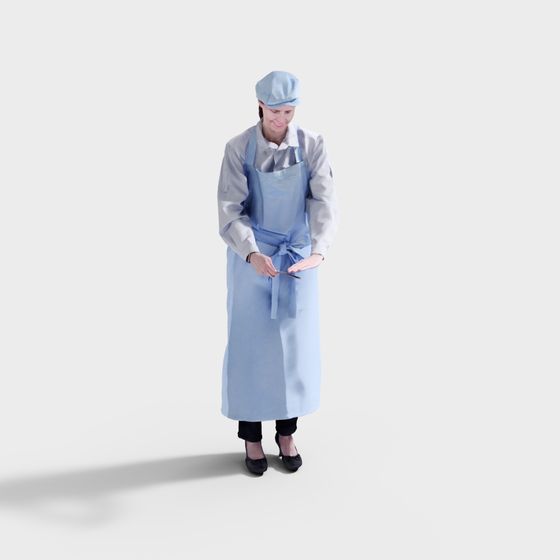 Healthcare Nurse 3D model
