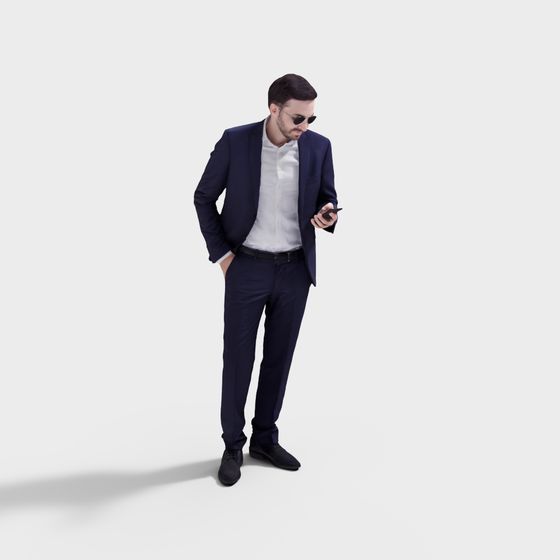 Urban Gentleman 3D model - Modern and Stylish
