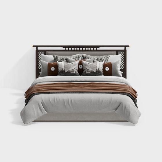 Urban Retreat Bed 3D model