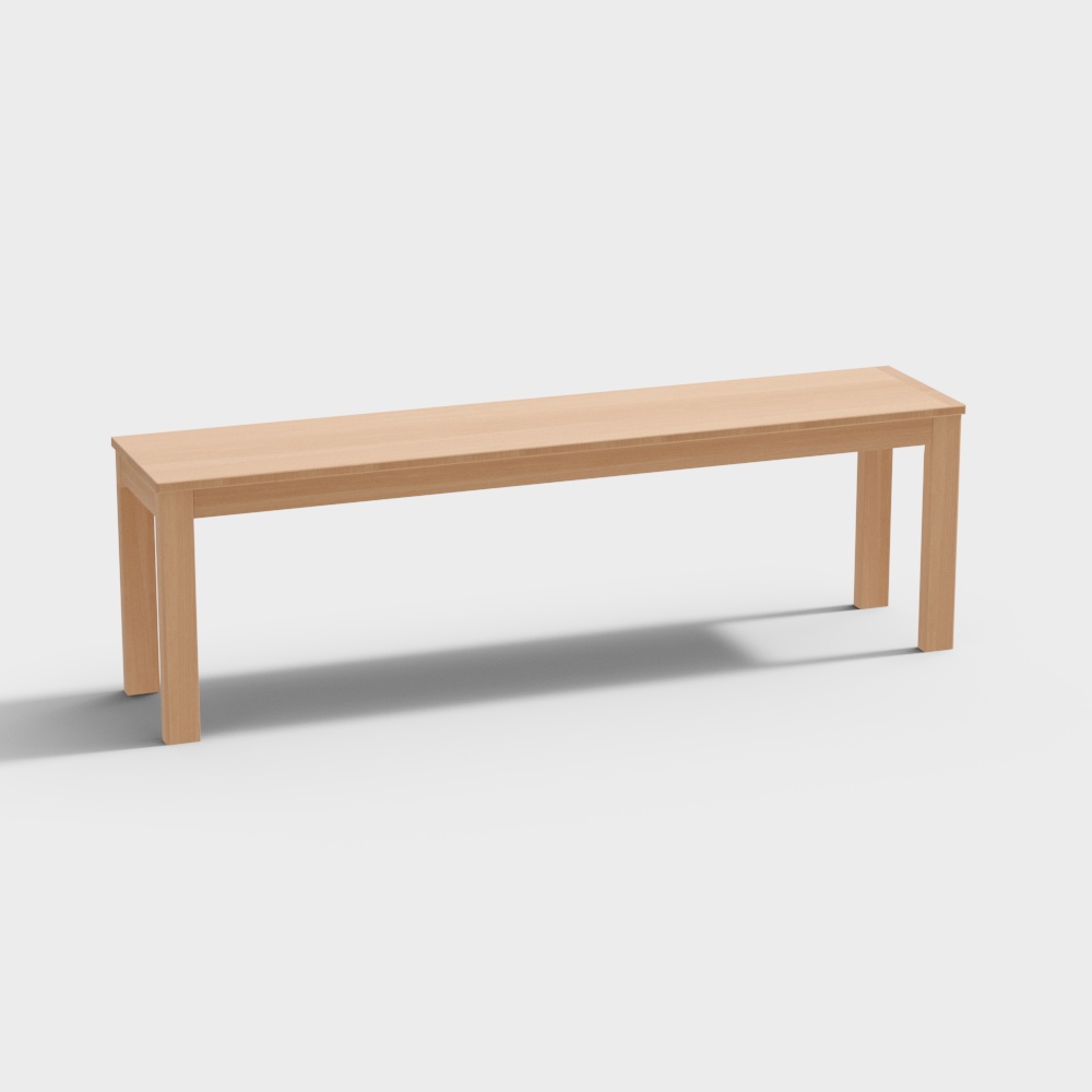 Qubei # Beech Wood Bench