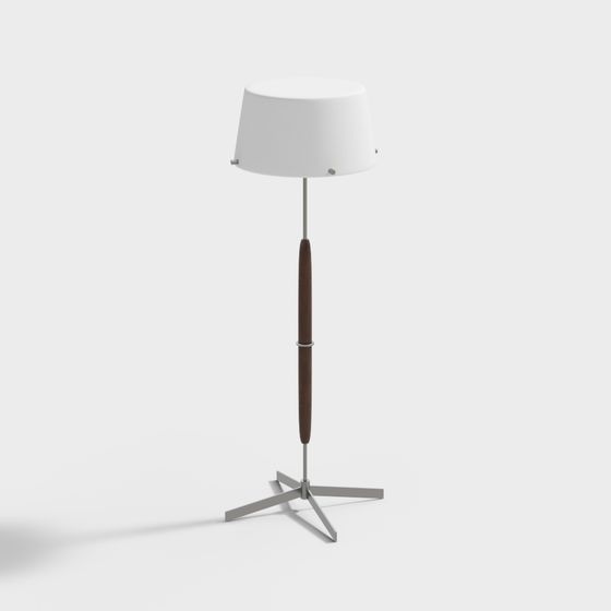Modern Minimalist 3D Floor Lamp Model