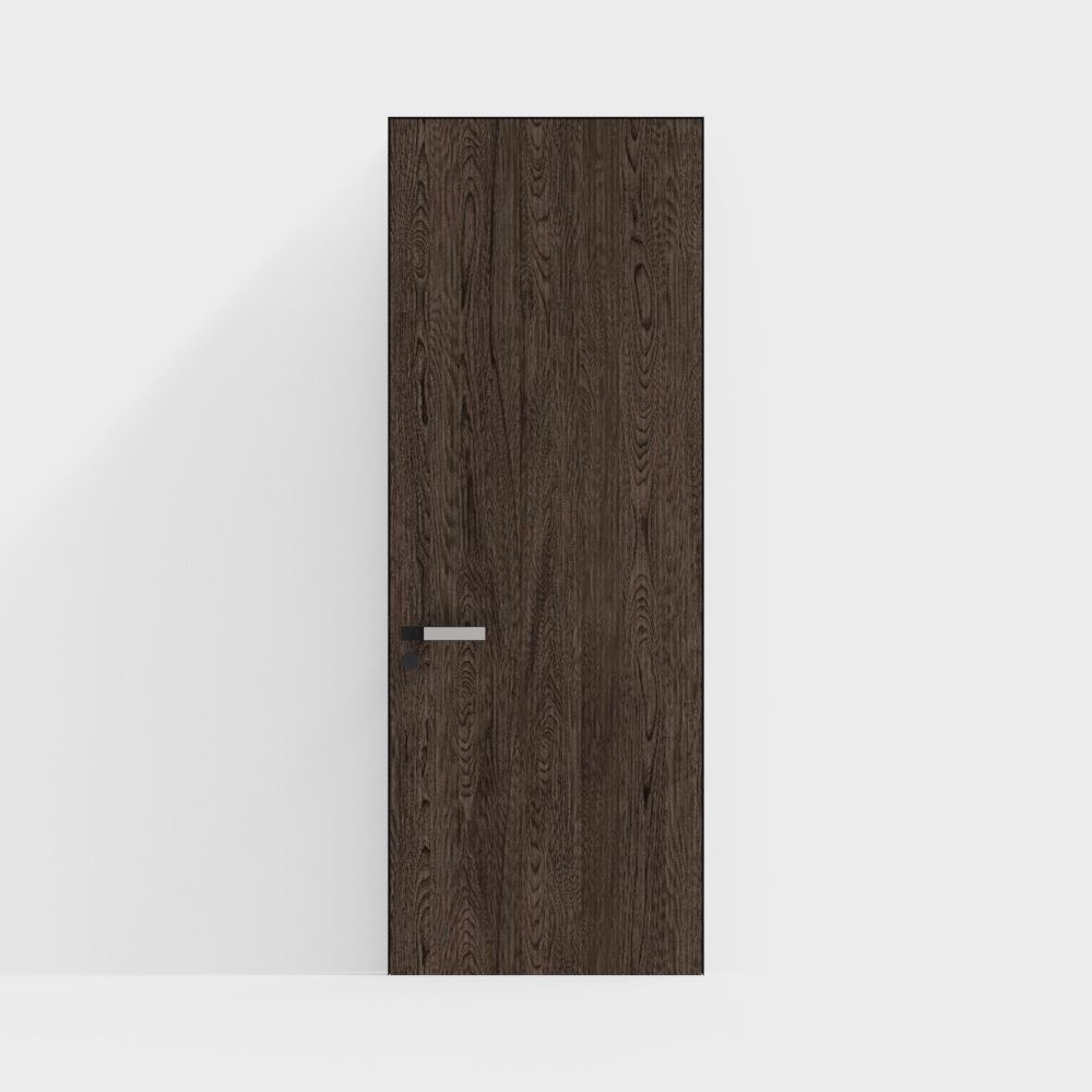 Porta singola in legno massello moderno