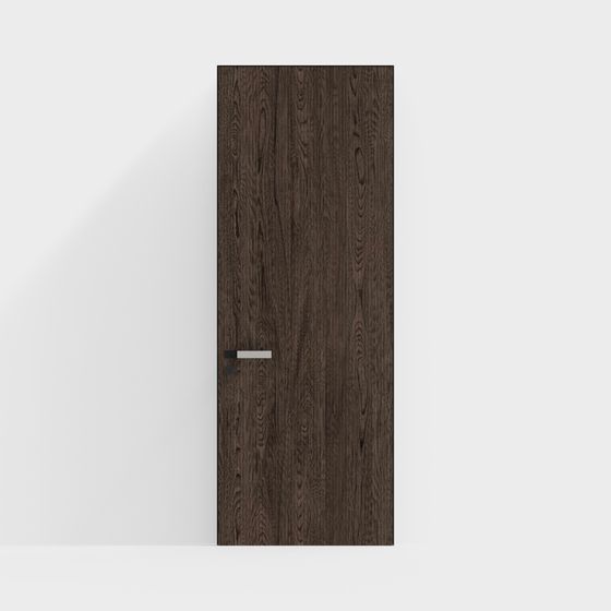 Porta singola in legno massello moderno