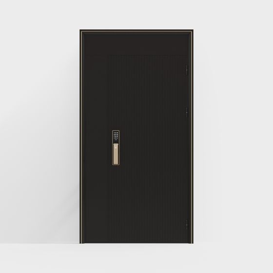 Sleek Smart Door 3D model for Contemporary Spaces