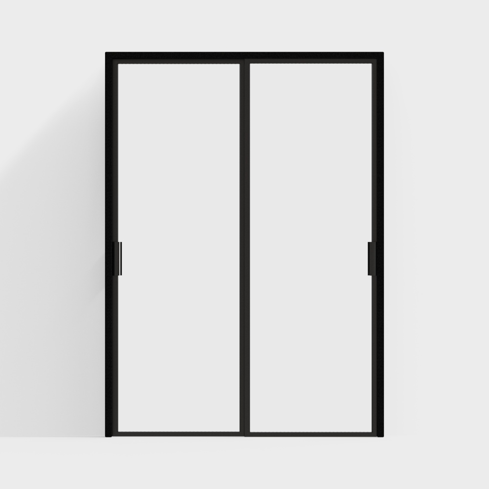 モダングラススライディングドア