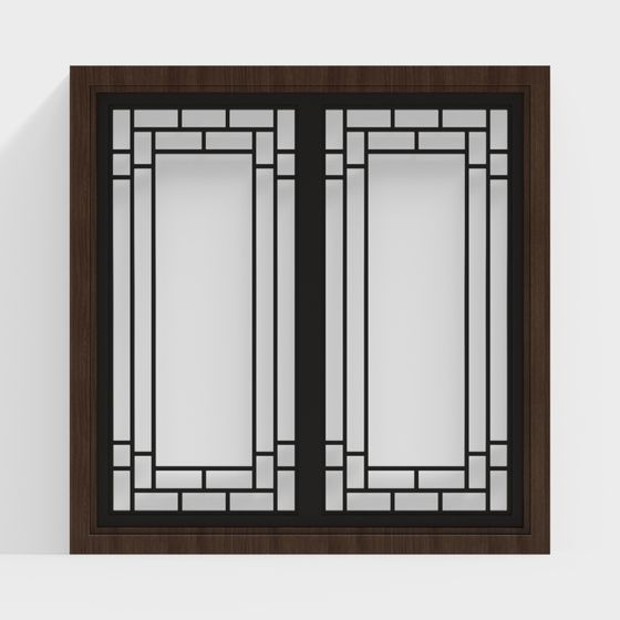 Art Deco Window 3D model