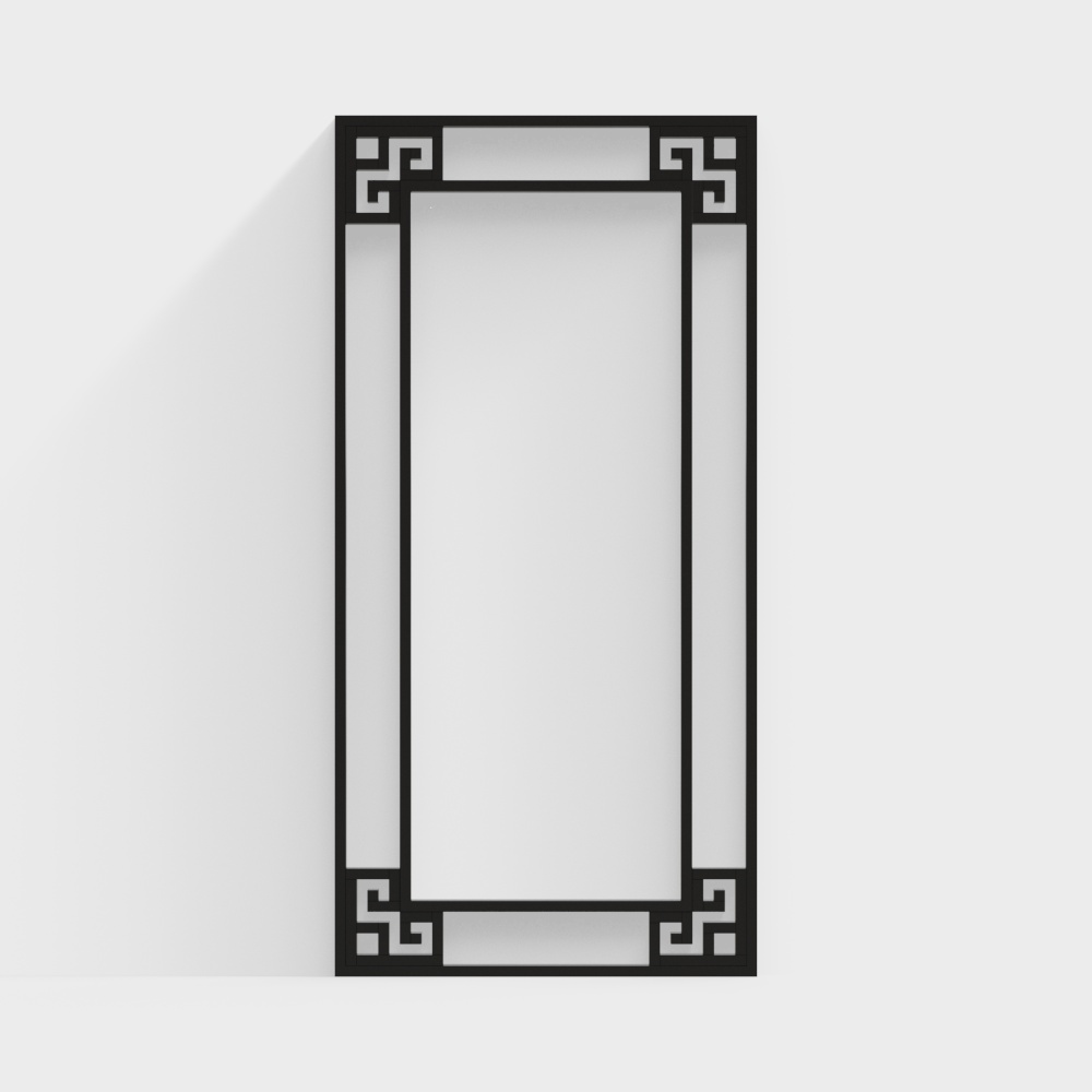 Fenêtre décorative de style chinois