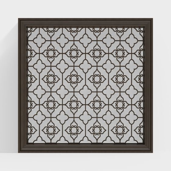 Lattice Window 3D model