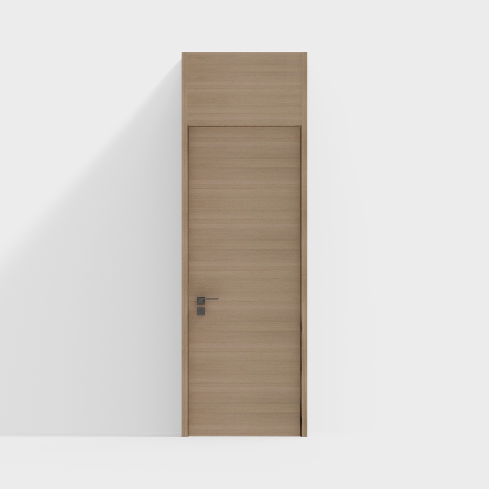 Modern Solid Wood Single Door