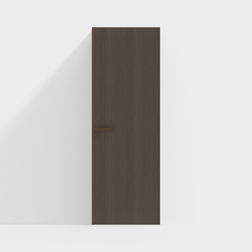 Modern Solid Wood Single Door