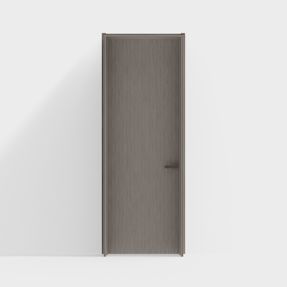 Modern Solid Wood Single Door