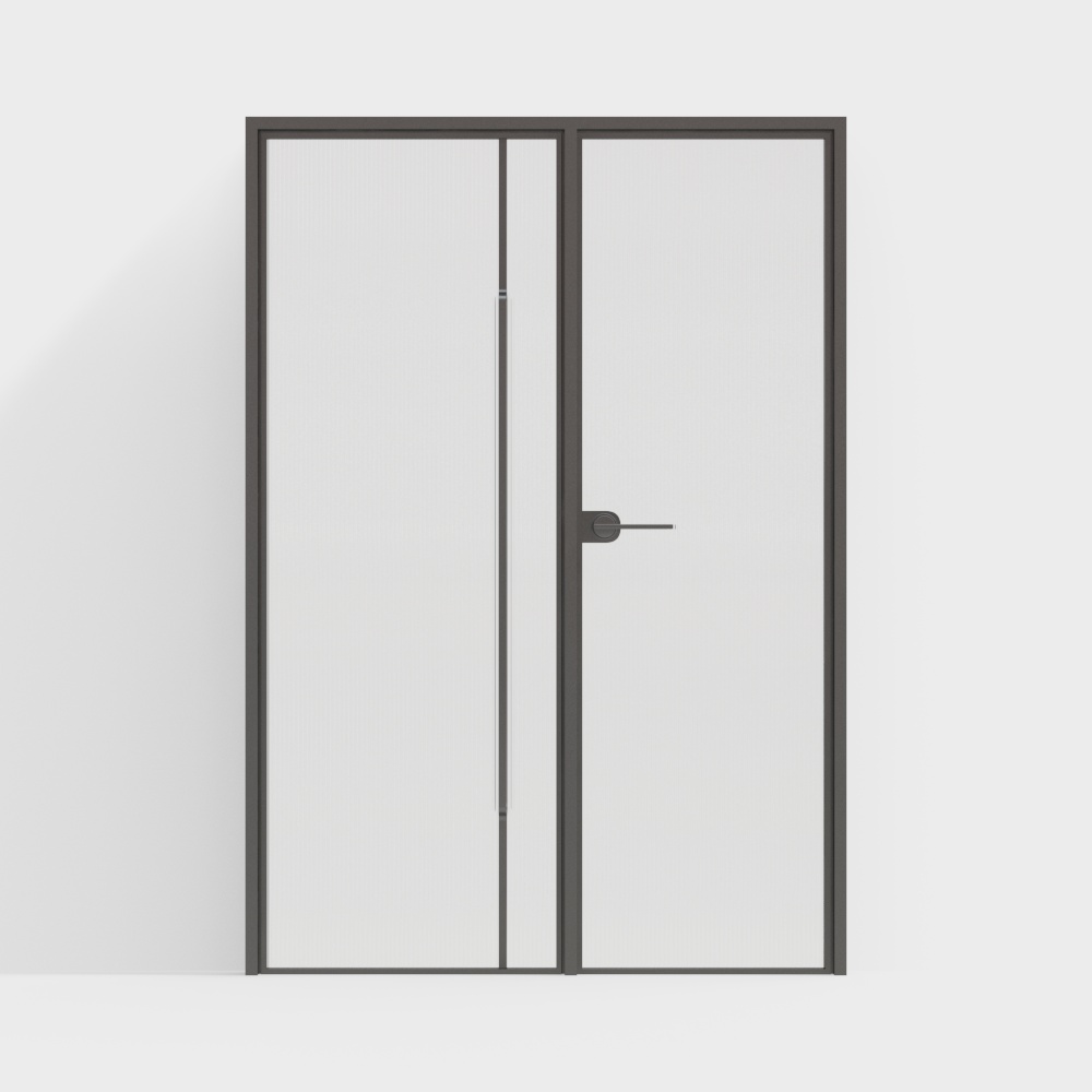 Porta scorrevole in vetro moderna