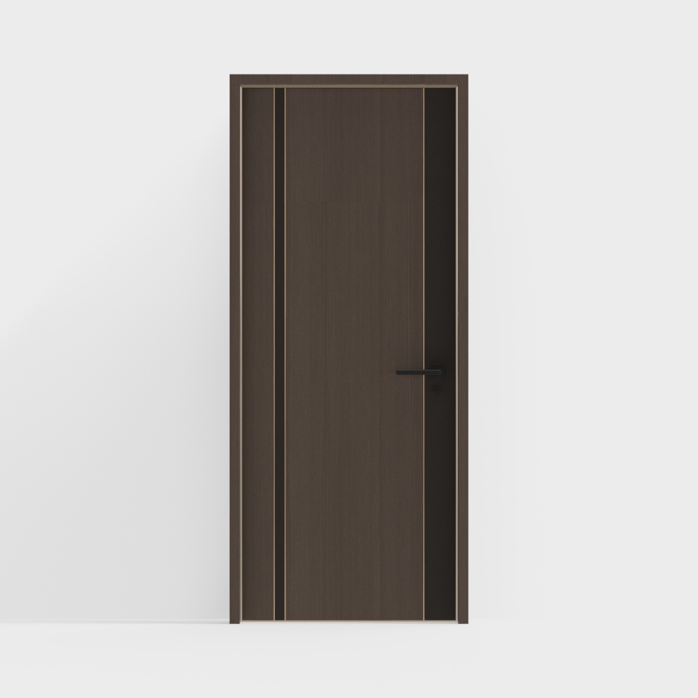 Modern Single Wooden Door