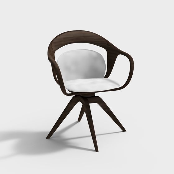 Modern Minimalist Chair 3D model for Stylish Interiors