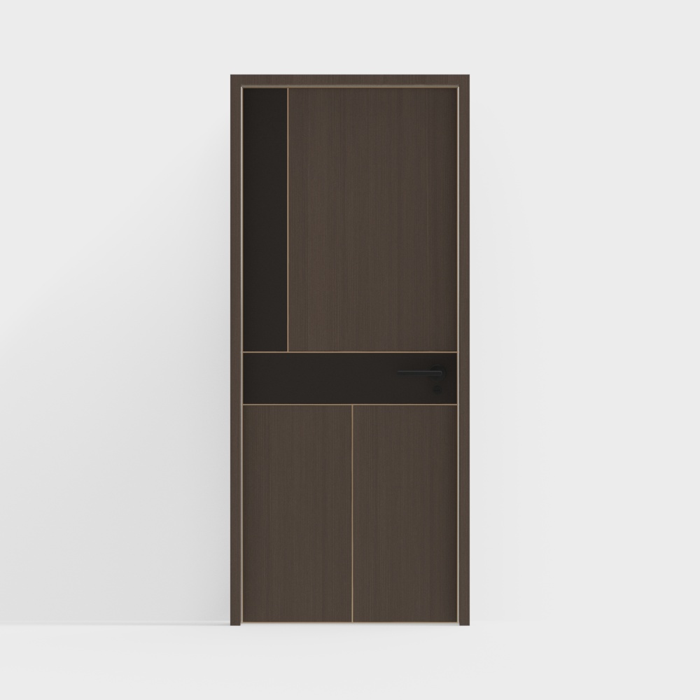 Modern Wooden Single Door