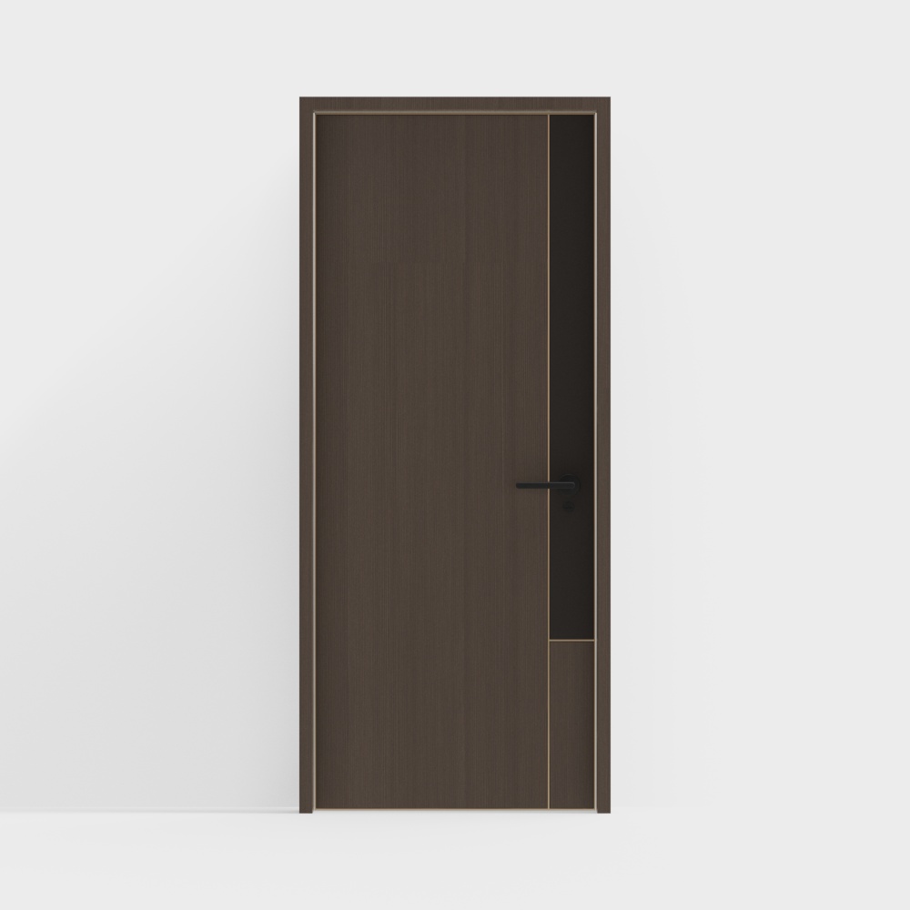 Modern Single Wooden Door