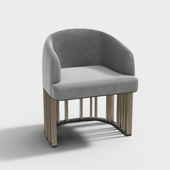Stylish Armchair 3D model for Creative Projects