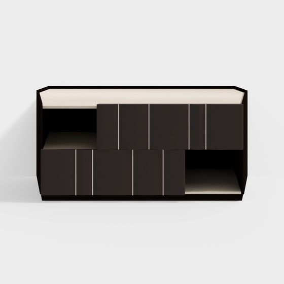 City Corner Cabinet 3D model