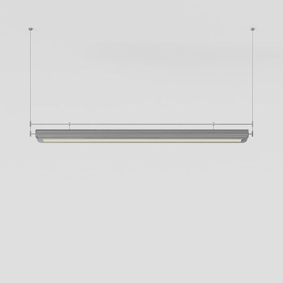 Elegant Hanging LED Light 3D model for Contemporary Spaces
