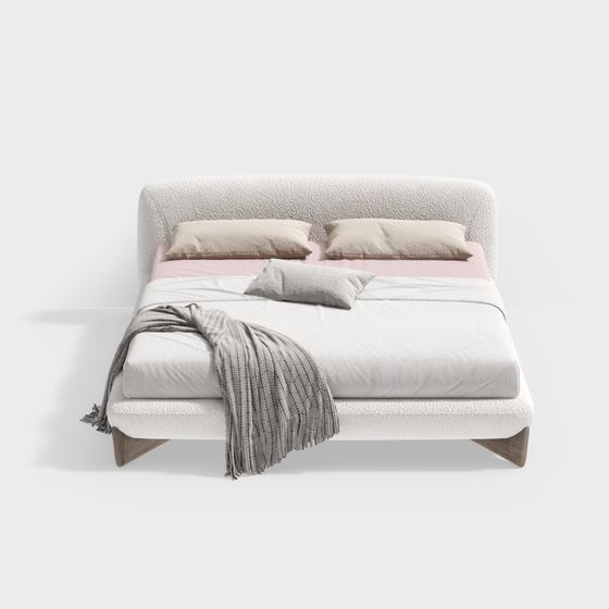 Cozy Retreat 3D model for Modern Bedroom