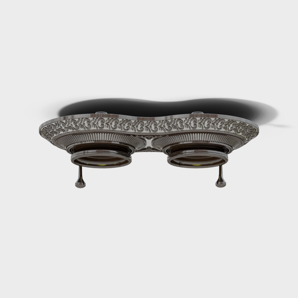 European Style Carved Ceiling Lamp