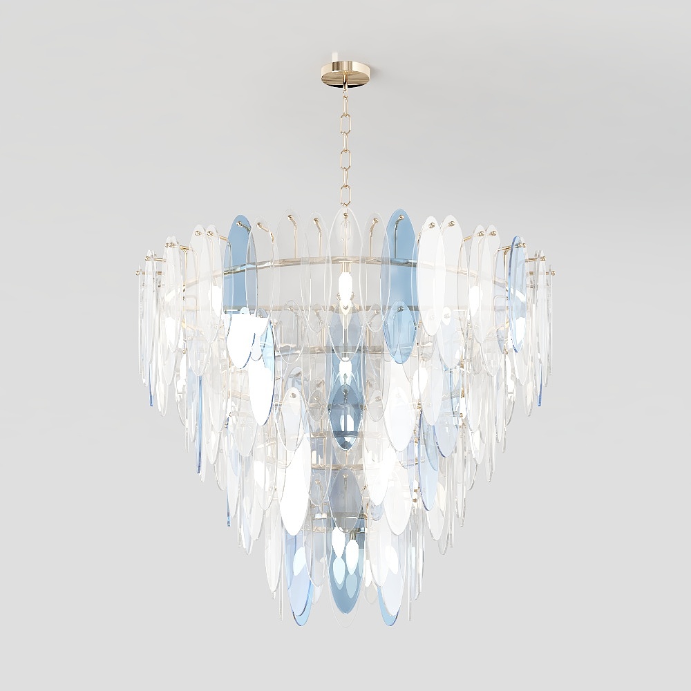 European glass chandelier